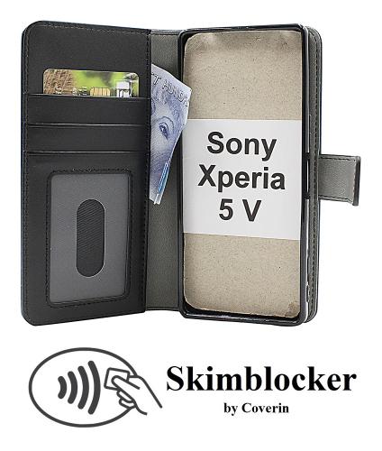 Skimblocker Magnet Wallet Sony Xperia 5 V