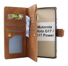 XL Motorola Moto G17 / G17 Power Luksus Lommebok Deksel
