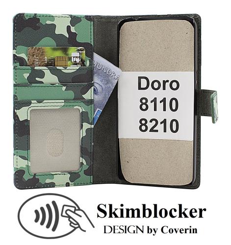 Skimblocker Doro 8110 / 8210 Lommebok Deksel Design