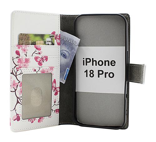 Skimblocker iPhone 18 Pro Lommebok Deksel Design