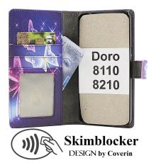 Skimblocker Doro 8110 / 8210 Lommebok Deksel Design