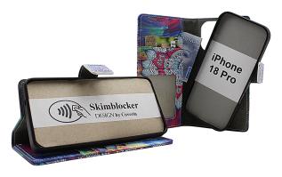 Skimblocker iPhone 18 Pro Magnet Lommebok Deksel Design