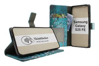 Skimblocker Samsung Galaxy S25 FE Lommebok Deksel Design