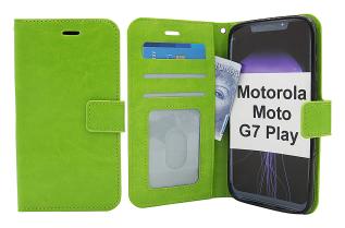 Crazy Horse Wallet Motorola Moto G7 Play