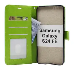 Crazy Horse Samsung Galaxy S24 FE Lommebok Deksel