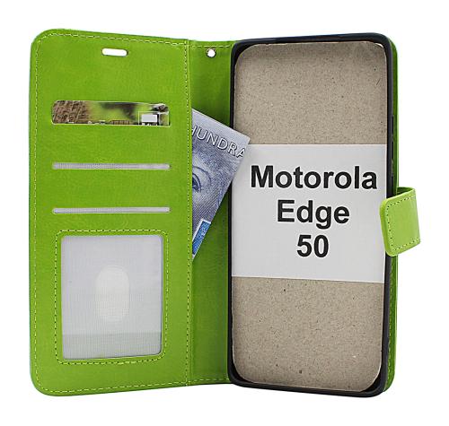 Crazy Horse Motorola Edge 50 Lommebok Deksel