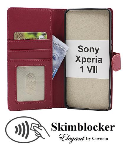 Skimblocker Sony Xperia 1 VII Lommebok Deksel