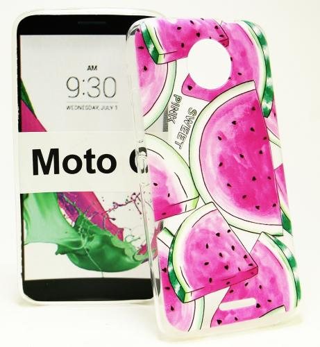 TPU Designdeksel Moto C