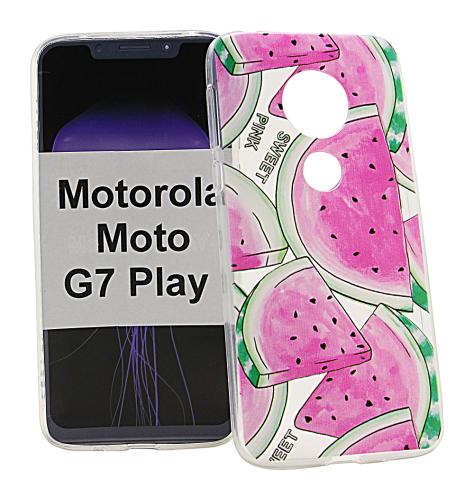 TPU Designdeksel Motorola Moto G7 Play