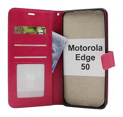 Crazy Horse Motorola Edge 50 Lommebok Deksel