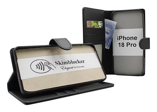 Skimblocker iPhone 18 Pro Lommebok Deksel