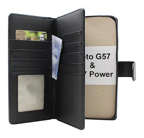 Skimblocker Motorola Moto G57 / G57 Power XL Magnet Lommebok Deksel