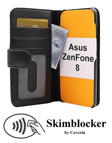 Skimblocker Lommebok-etui Asus ZenFone 8 (ZS590KS)