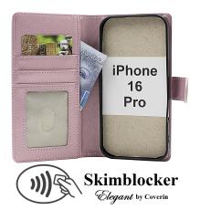 Skimblocker iPhone 16 Pro Lommebok Deksel