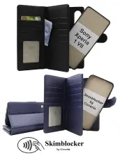 Skimblocker Sony Xperia 1 VII XL Magnet Lommebok Deksel