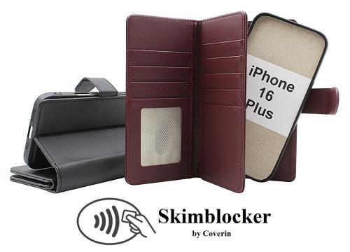 Skimblocker iPhone 16 Plus XL Magnet Lommebok Deksel