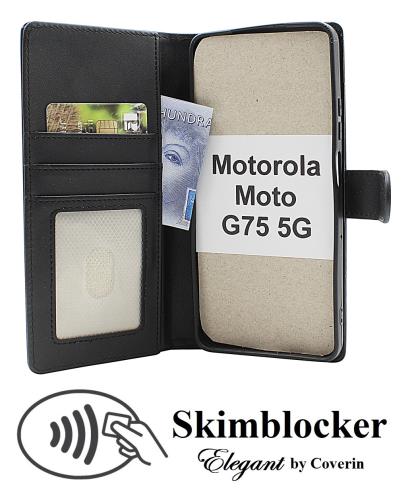 Skimblocker Motorola Moto G75 5G Lommebok Deksel