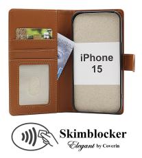 Skimblocker iPhone 15 Lommebok Deksel