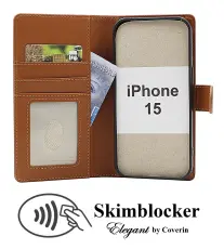 Skimblocker iPhone 15 Lommebok Deksel