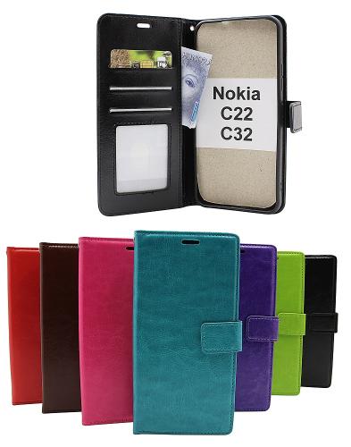 Crazy Horse Wallet Nokia C22 / C32