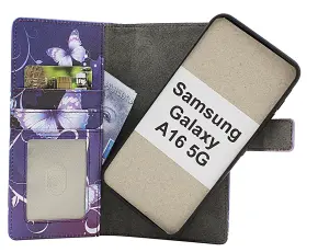 Skimblocker Samsung Galaxy A16 / A16 5G Magnet Lommebok Deksel Design