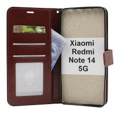 Crazy Horse Xiaomi Redmi Note 14 5G Lommebok Deksel