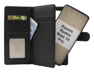 Skimblocker Xiaomi Redmi Note 14 Pro XL Magnet Lommebok Deksel