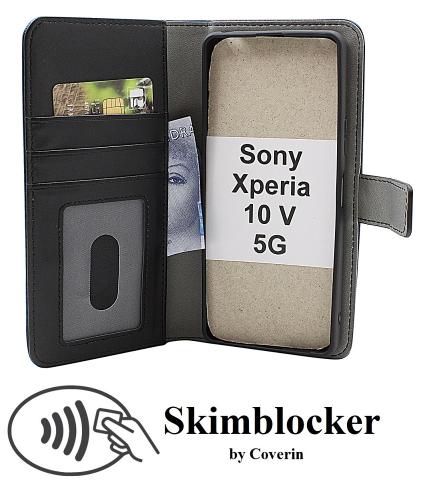 Skimblocker Magnet Wallet Sony Xperia 10 V 5G