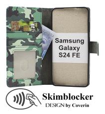 Skimblocker Samsung Galaxy S24 FE Lommebok Deksel Design