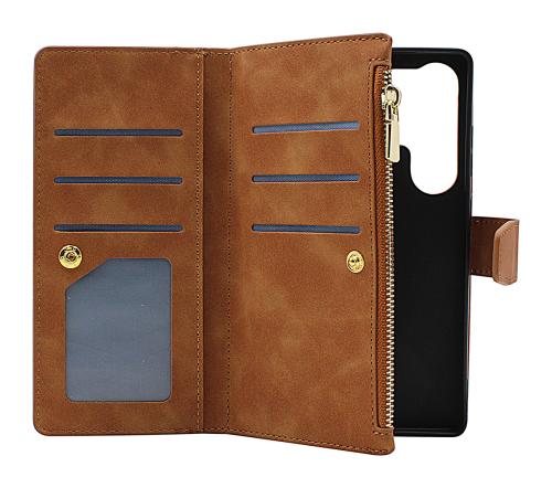 XL Samsung Galaxy S25 Ultra Luksus Lommebok Deksel