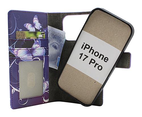 Skimblocker iPhone 17 Pro Magnet Lommebok Deksel Design