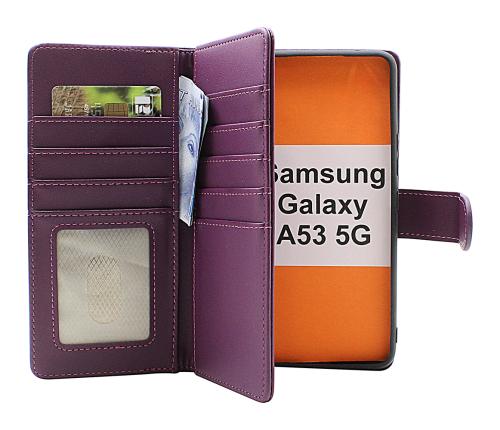 Skimblocker Samsung Galaxy A53 5G XL Magnet Lommebok Deksel