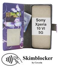 Skimblocker Sony Xperia 10 VI 5G Lommebok Deksel Design