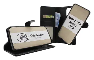 Skimblocker Motorola Moto G56 Magnet Lommebok Deksel