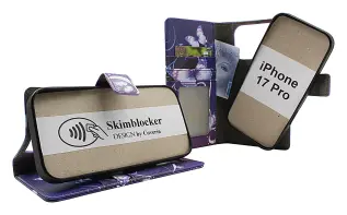 Skimblocker iPhone 17 Pro Magnet Lommebok Deksel Design