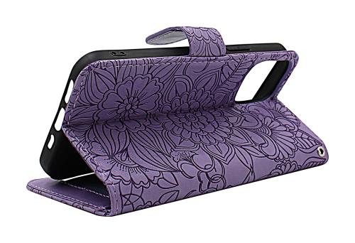Flower Standcase Wallet iPhone 12 / 12 Pro (6.1)