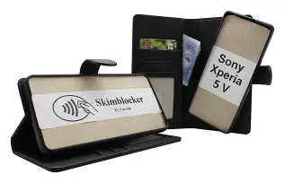 Skimblocker Sony Xperia 5 V Magnet Lommebok Deksel