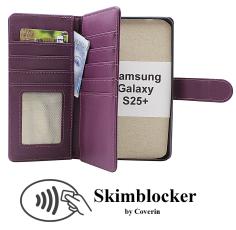 Skimblocker Samsung Galaxy S24+ / S25+ 5G XL Lommebok Deksel