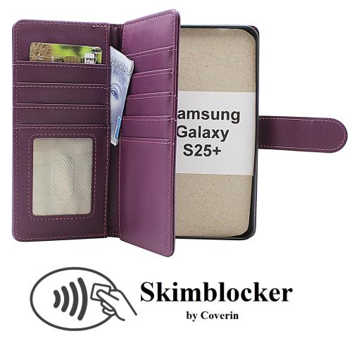Skimblocker Samsung Galaxy S24+ / S25+ 5G XL Lommebok Deksel