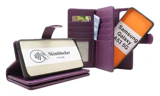 Skimblocker Samsung Galaxy A53 5G XL Magnet Lommebok Deksel