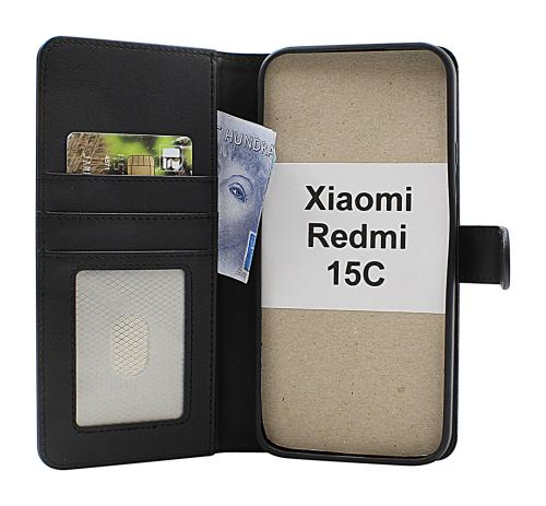 Skimblocker Xiaomi Redmi 15C Magnet Lommebok Deksel