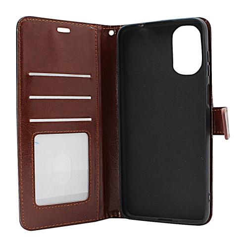 Crazy Horse Wallet Motorola Moto G22