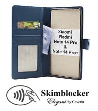 Skimblocker Xiaomi Redmi Note 14 Pro / 14 Pro+ Lommebok Deksel