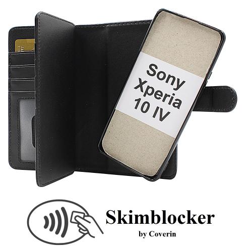 Skimblocker XL Magnet Wallet Sony Xperia 10 IV 5G (XQ-CC54)