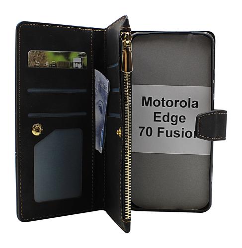 XL Motorola Edge 70 Fusion / 70 Fusion + Luksus Lommebok Deksel