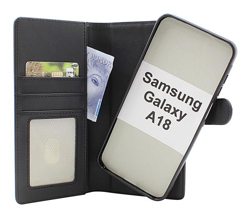 Skimblocker Samsung Galaxy A18 LTE Magnet Lommebok Deksel