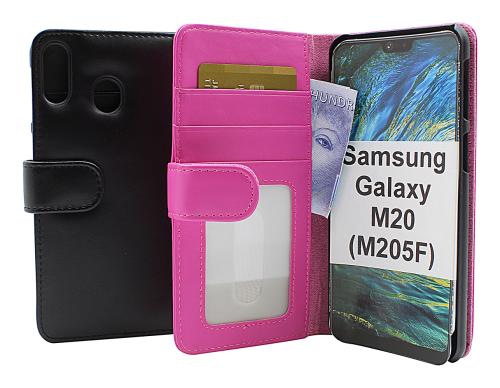 Skimblocker Lommebok-etui Samsung Galaxy M20 (M205F)