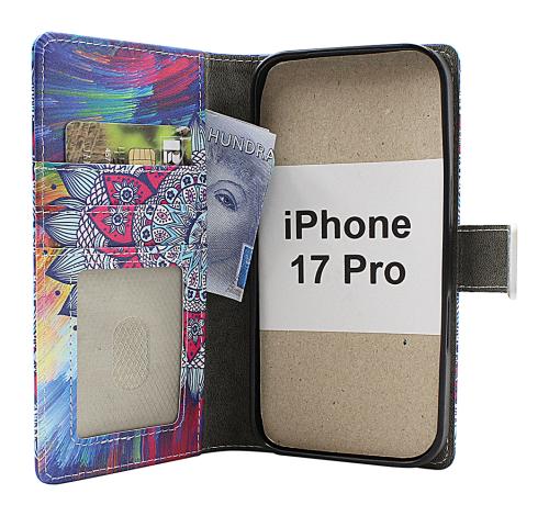 Skimblocker iPhone 17 Pro Magnet Lommebok Deksel Design