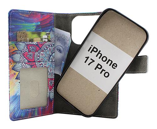 Skimblocker iPhone 17 Pro Magnet Lommebok Deksel Design