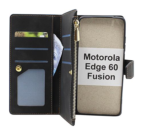 XL Motorola Edge 60 Fusion Luksus Lommebok Deksel